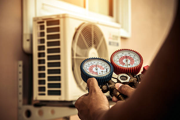 Professional Heat Pump Repair technician working in Allentown, PA